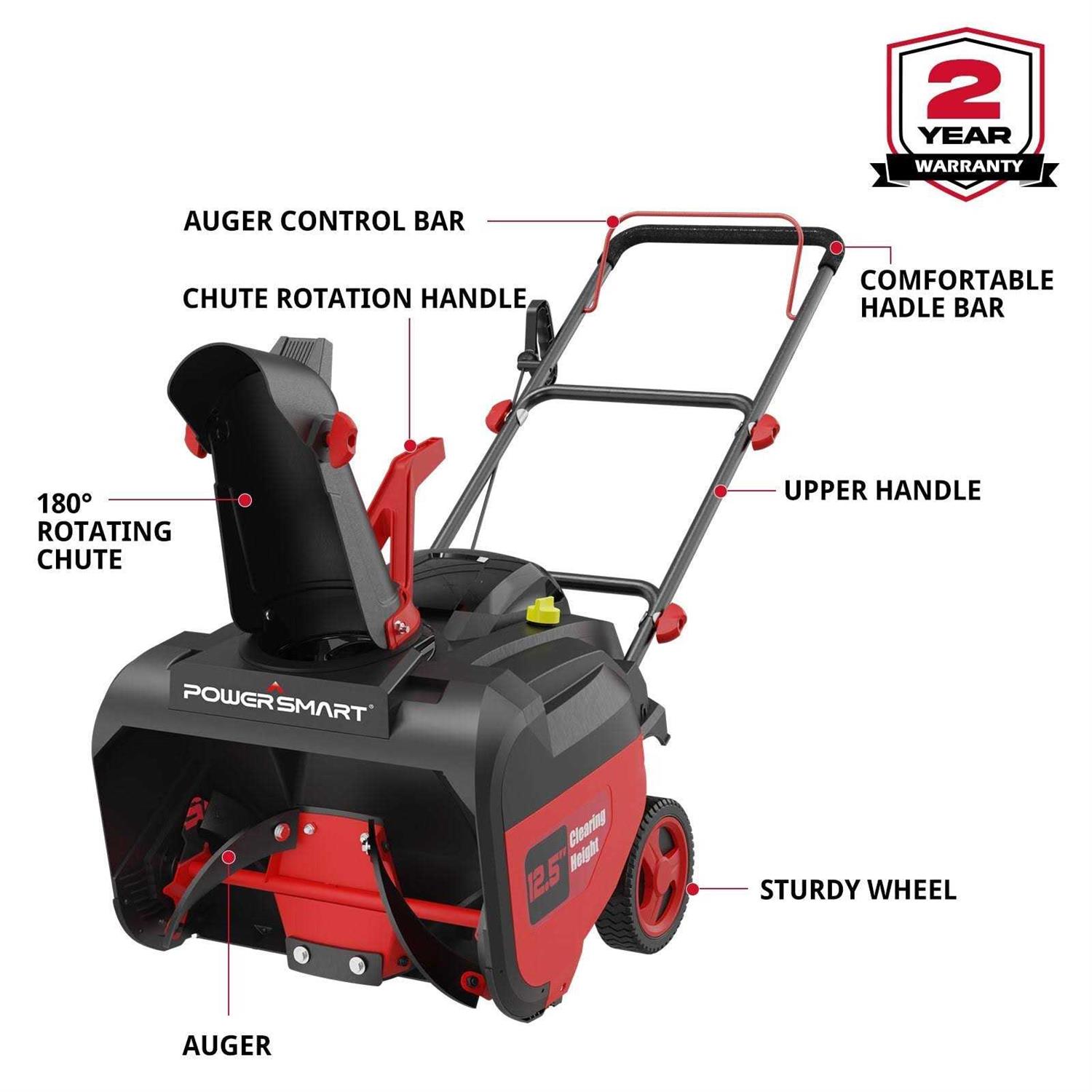 PowerSmart 21 inch 212cc Single Stage Gas Snow Blower DB7006B - Image 2