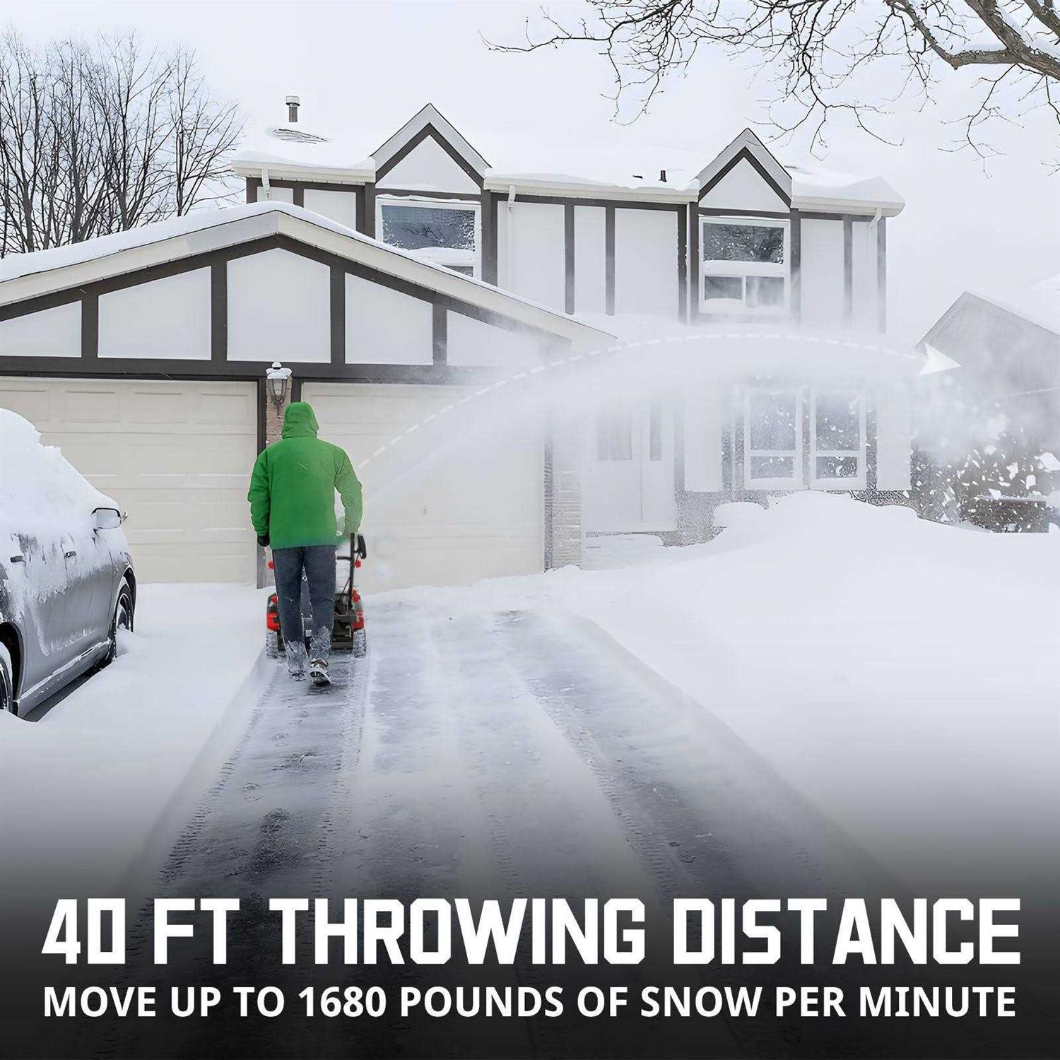 PowerSmart 21 inch 212cc Single Stage Gas Snow Blower DB7006B - Image 3