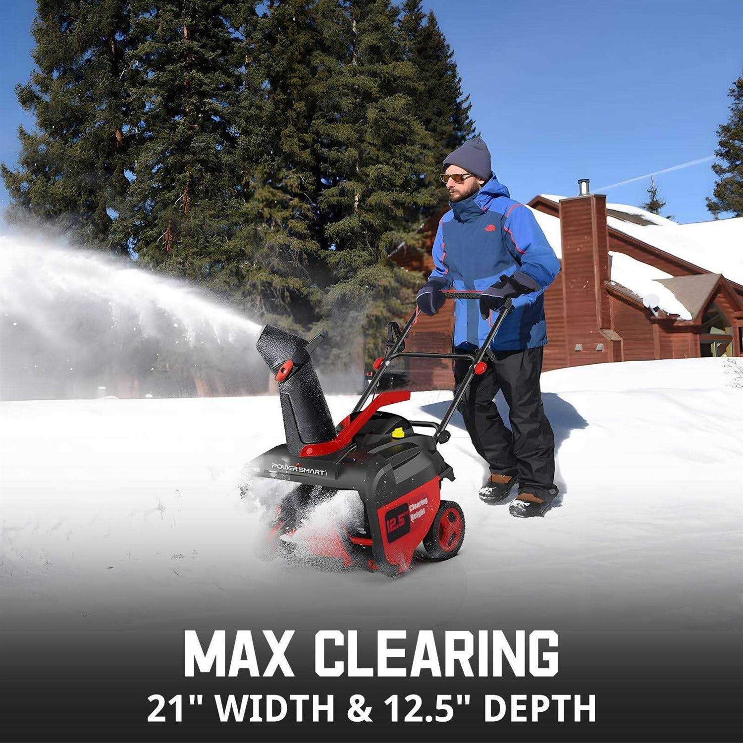 PowerSmart 21 inch 212cc Single Stage Gas Snow Blower DB7006B - Image 5