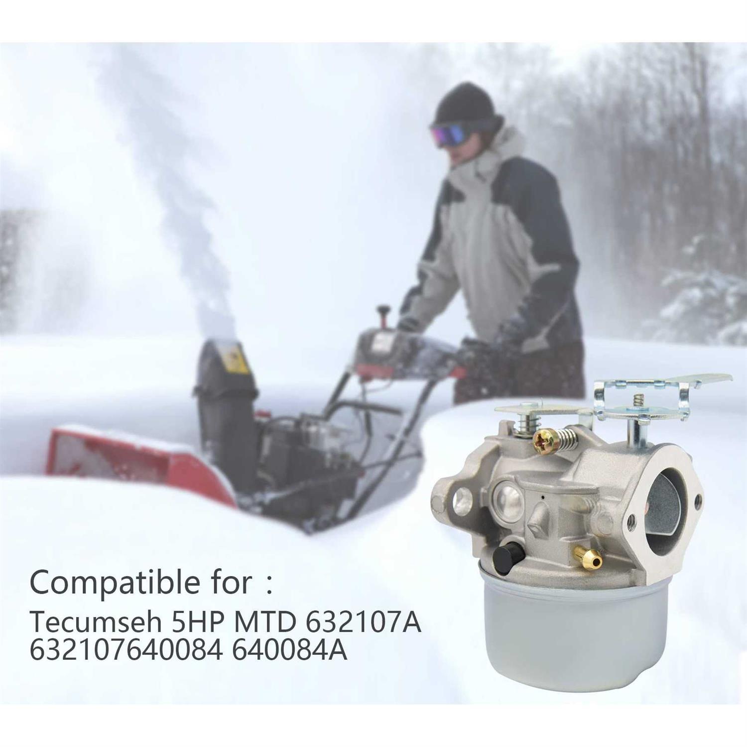 NOTETOUPT 640084B Carburetor Snow Blower Carburetor Carb Compatible for Tecumseh 5HP MTD 632107A 632107 640084 640084A Toro 521 Snow Blower HSSK40 HSSK50 HS50 - Image 3