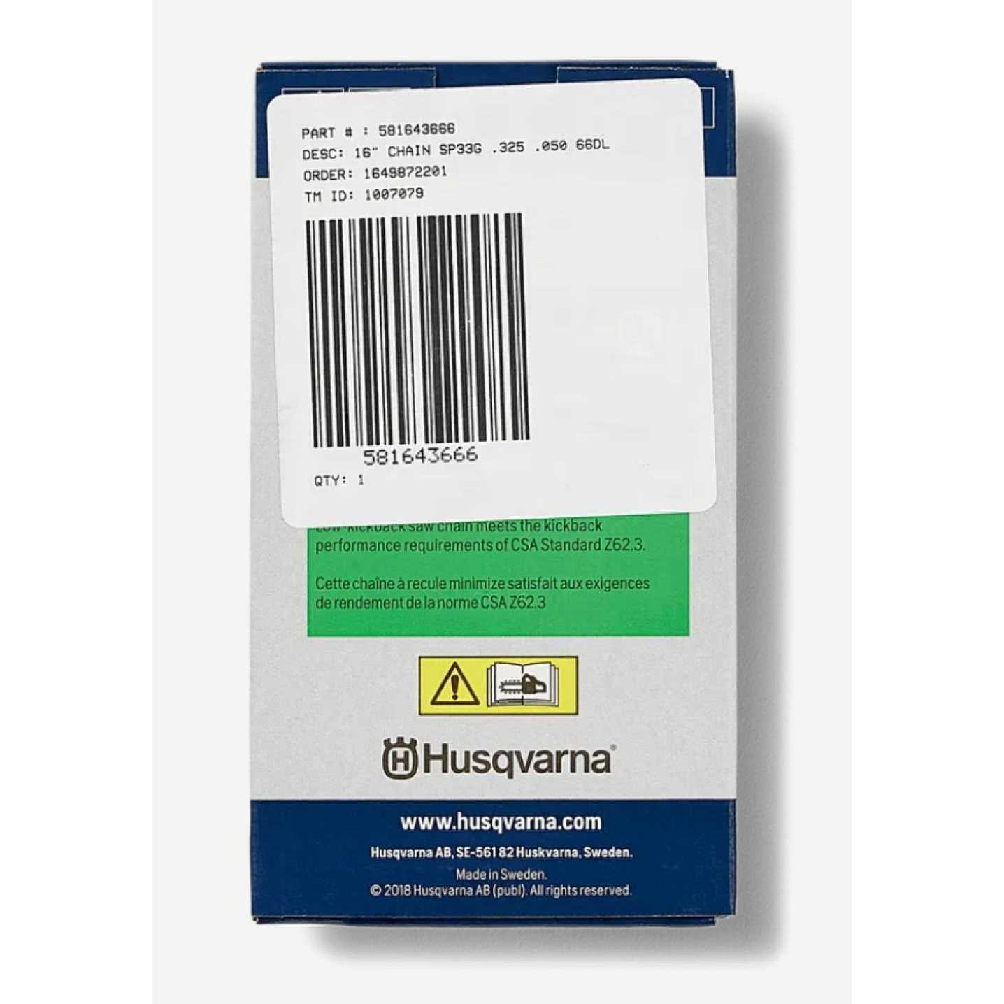 Husqvarna Cut SP33G Chainsaw Chain - Image 5