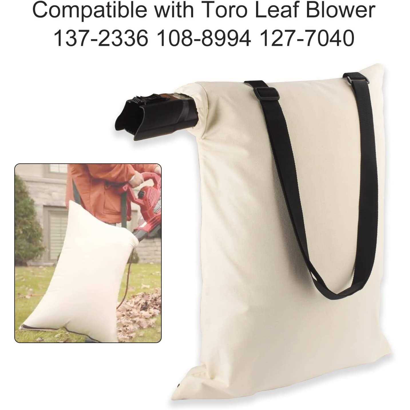 Haiouus 127-7040 Blower Debris Vacuum Bag Compatible with Toro Leaf Blower 137-2336 108-8994 127-7040 - Image 3
