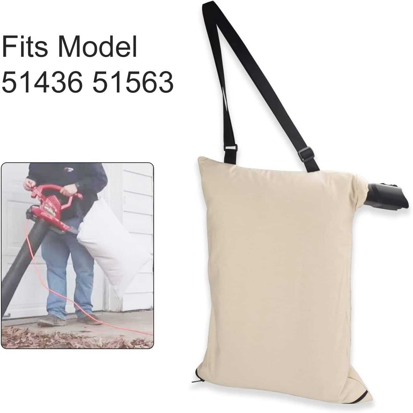 Haiouus 127-7040 Blower Debris Vacuum Bag Compatible with Toro Leaf Blower 137-2336 108-8994 127-7040 - Image 5