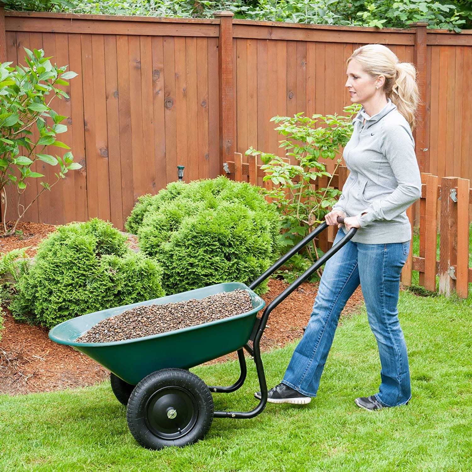 Marathon Yard Rover Poly Wheelbarrow 70007 - Image 2