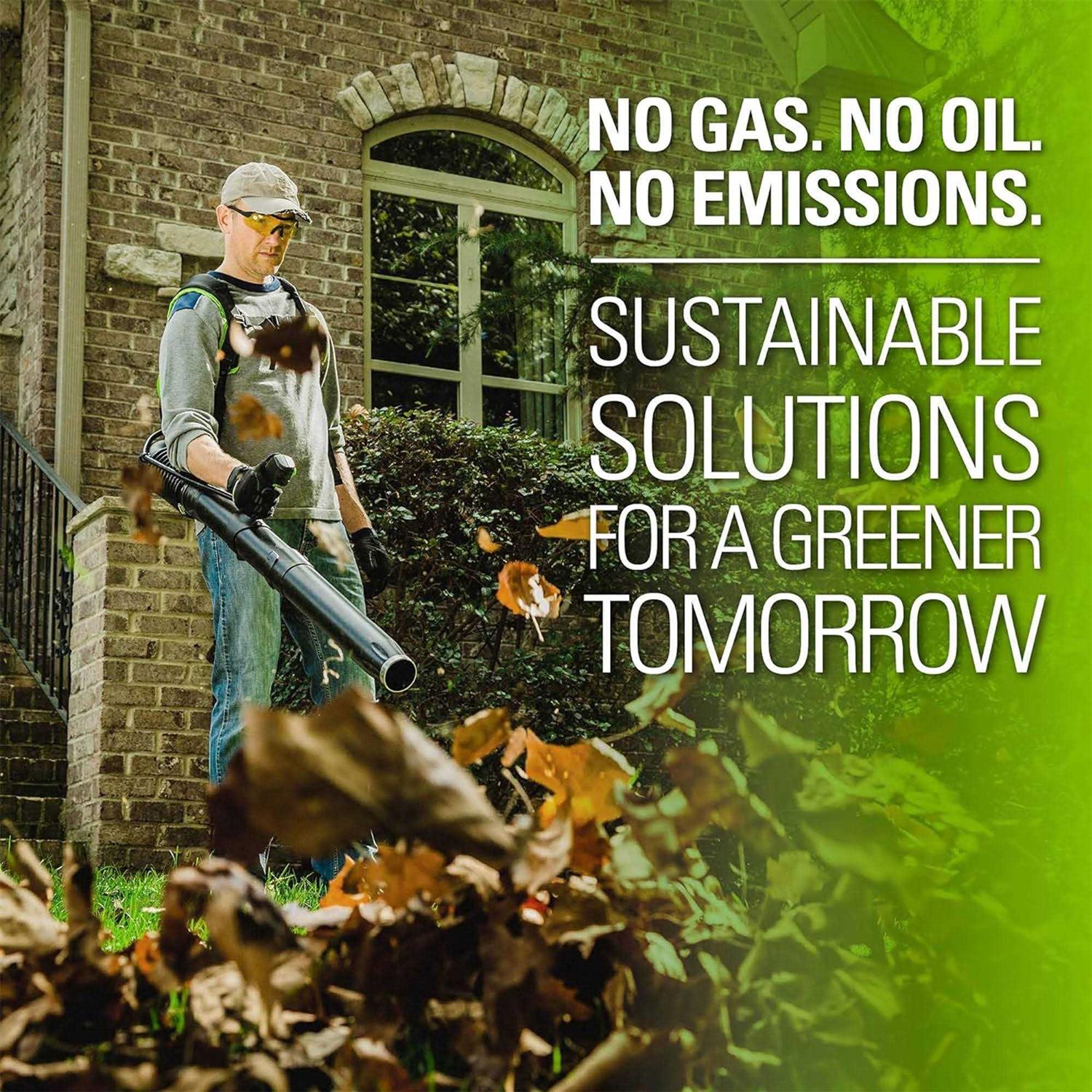 Greenworks 580 CFM Brushless Backpack Blower - Image 3