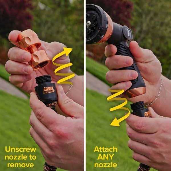 Alternative view of Pocket Hose Copper Bullet 3/4 in. Dia x Expandable 650 psi Lightweight Lead-Free Kink-Free Hose