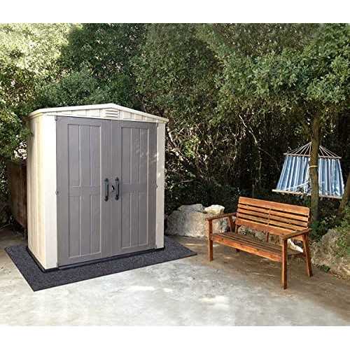 Meitola Outdoor Storage Shed Mat,Waterproof and Dustproof Outdoor Carport Mat—Backing Prevents Liquid Penetration,Soft Material - Image 4