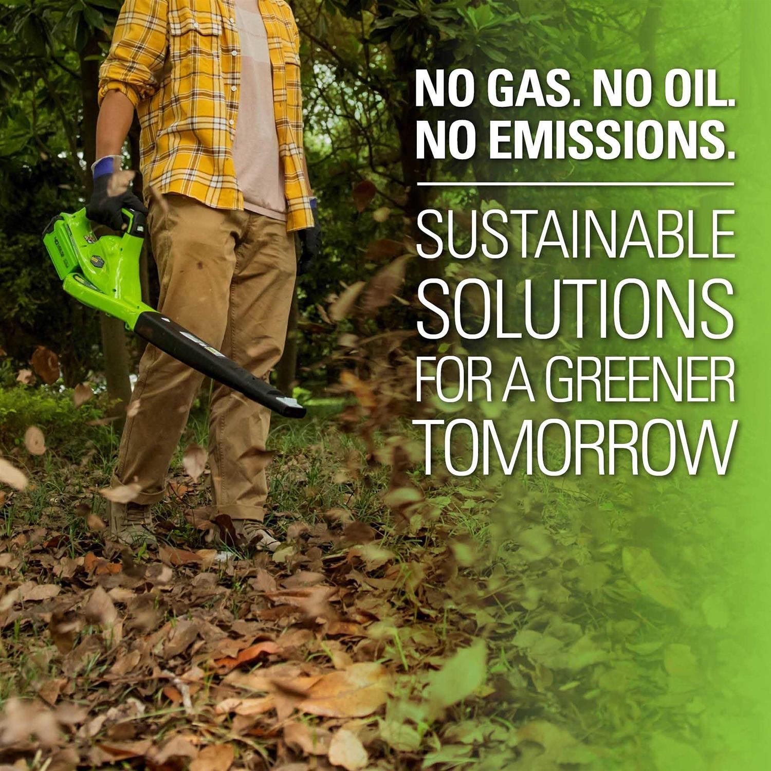 Greenworks 40V 150 MPH Variable Speed Cordless Blower - Image 5