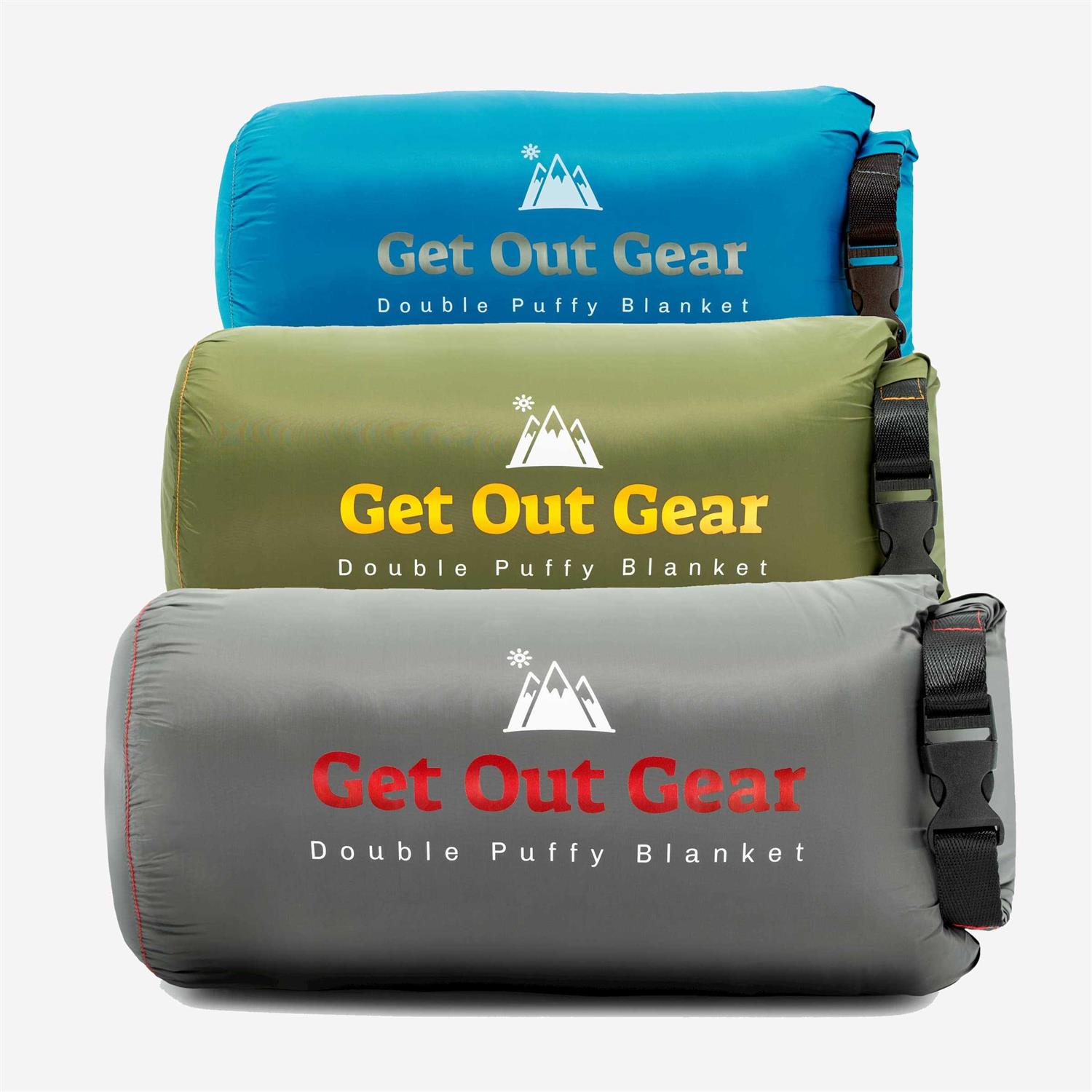 Get Out Gear Double Puffy Camping Blanket Extra Puffy, Packable, Lightweight and Warm - Image 4