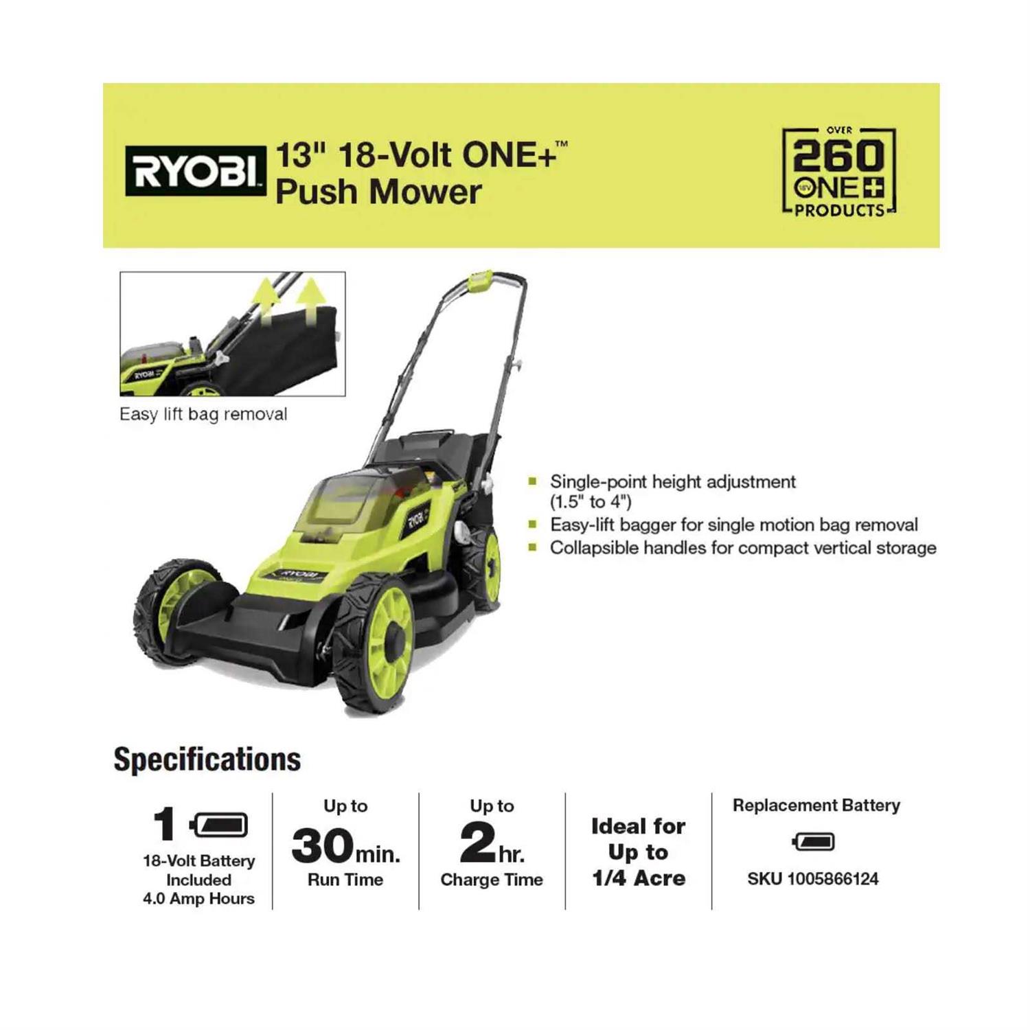 RYOBI 18V ONE+ P1140 - Image 2