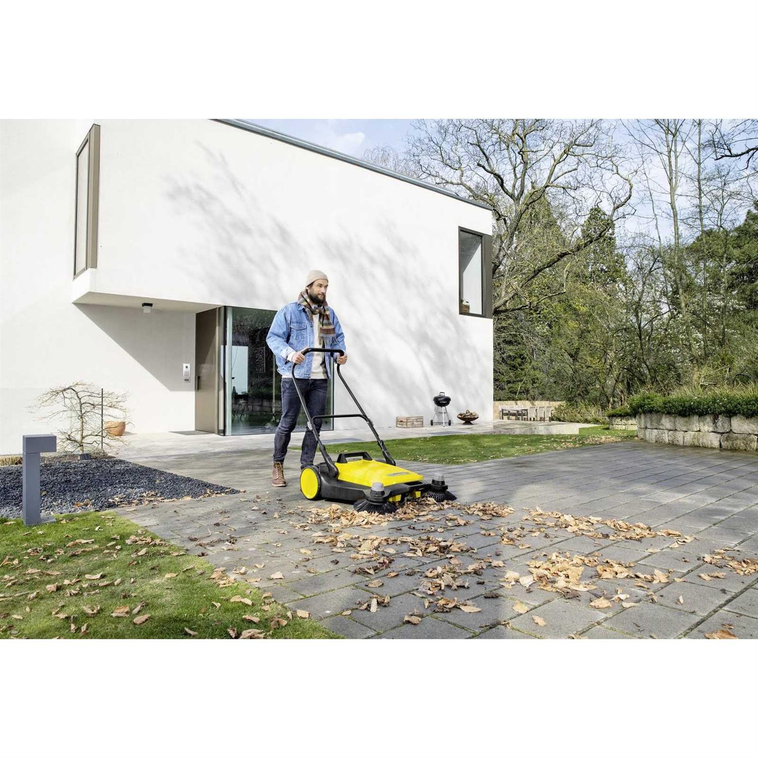 Karcher S 6 Twin Walk-Behind Outdoor Hand Push Sweeper - Image 5