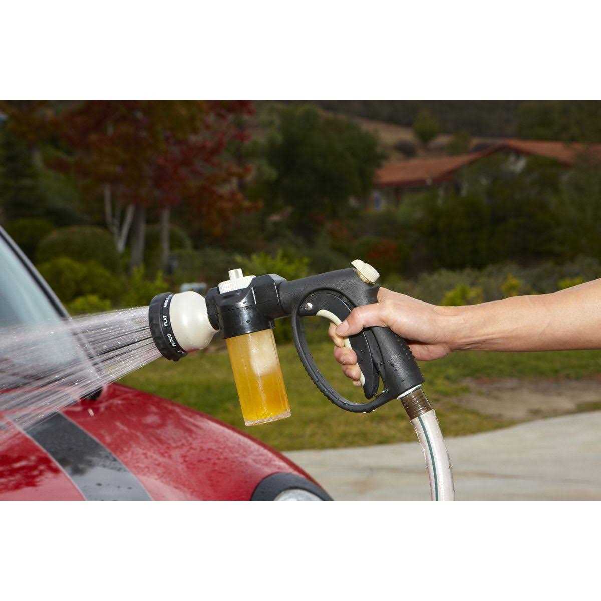 HFT 9-Pattern Car Wash Nozzle With Soap Dispenser - Image 2