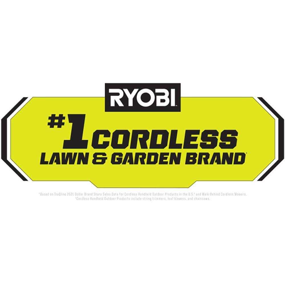 RYOBI ONE+ 18V 100 MPH 325 CFM Cordless Battery Variable Speed Jet Fan Leaf Blower w Leaf - Image 5