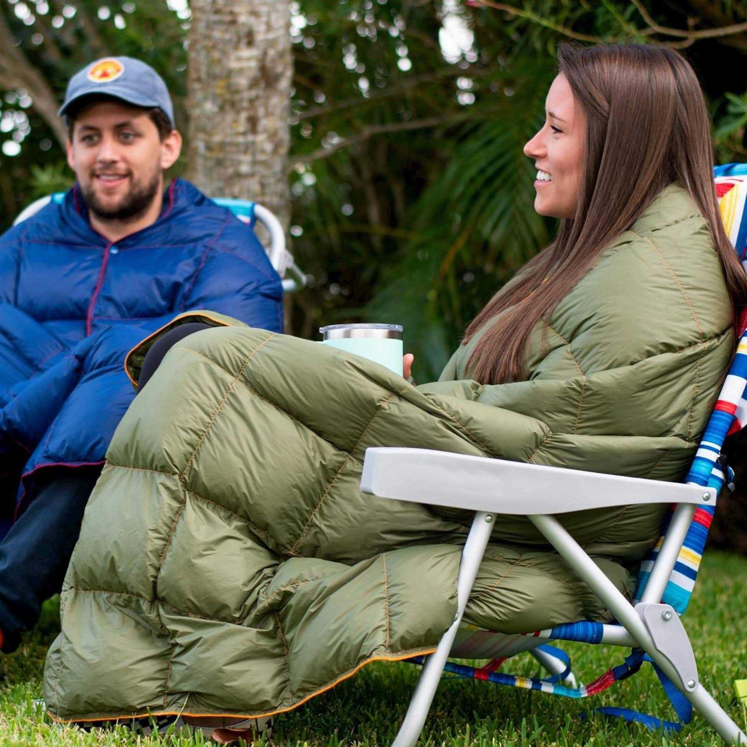 Get Out Gear Down Camping Blanket Puffy, Packable, Lightweight and Warm - Image 5