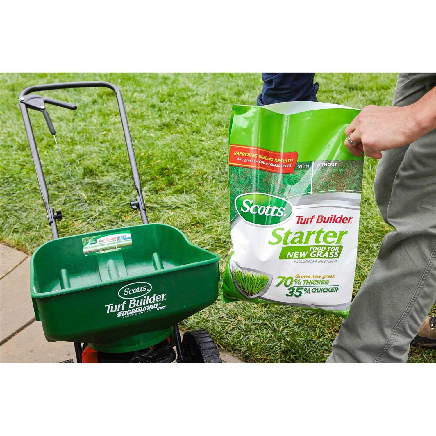 Scotts Turf Builder Starter Fertilizer - Image 4
