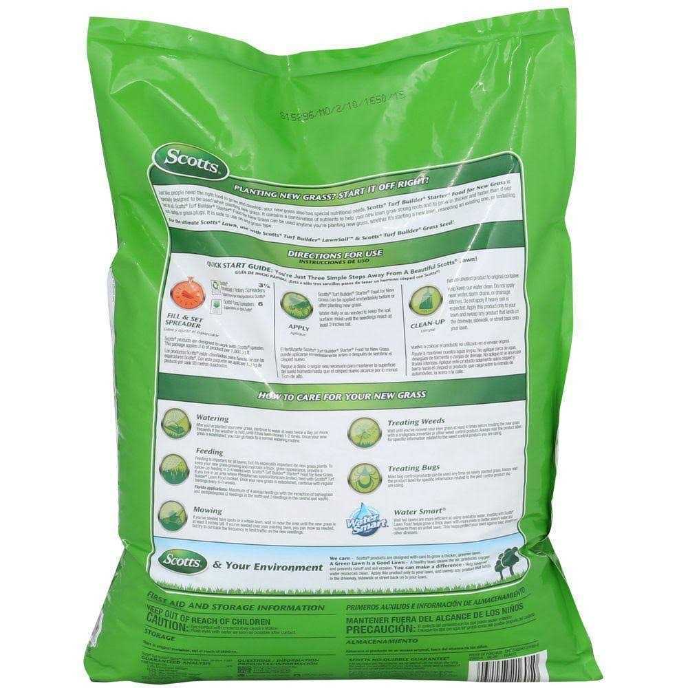 Scotts Turf Builder Starter Fertilizer - Image 2