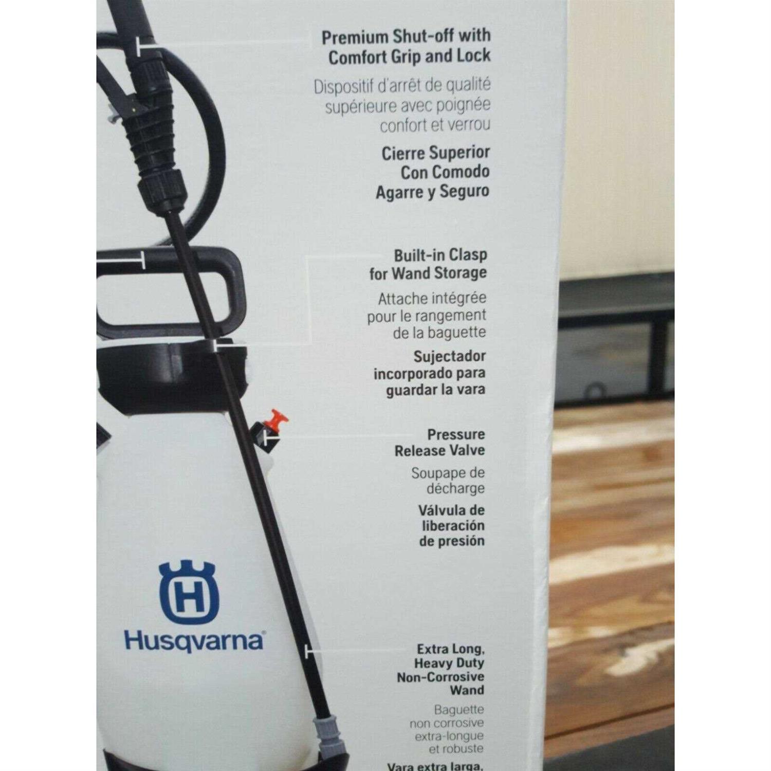 Husqvarna 2-Gallons Plastic Handheld Sprayer 190480C - Image 3