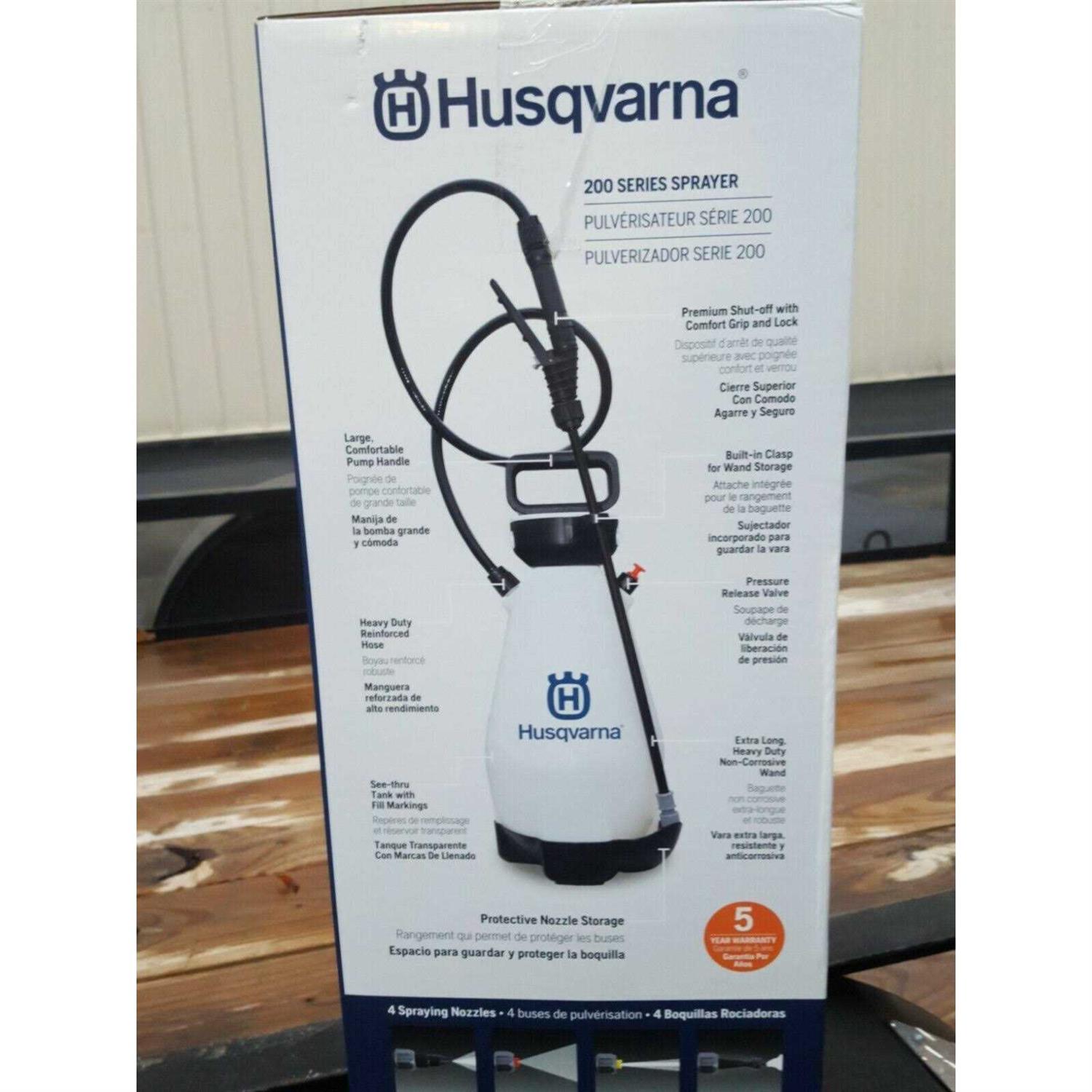 Husqvarna 2-Gallons Plastic Handheld Sprayer 190480C - Image 4