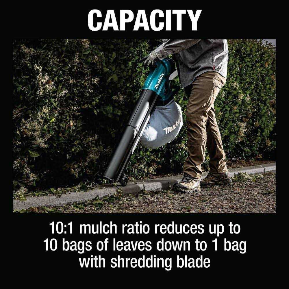 Makita XBU07Z 18V LXT Brushless Blower/Vacuum Mulcher - Image 3