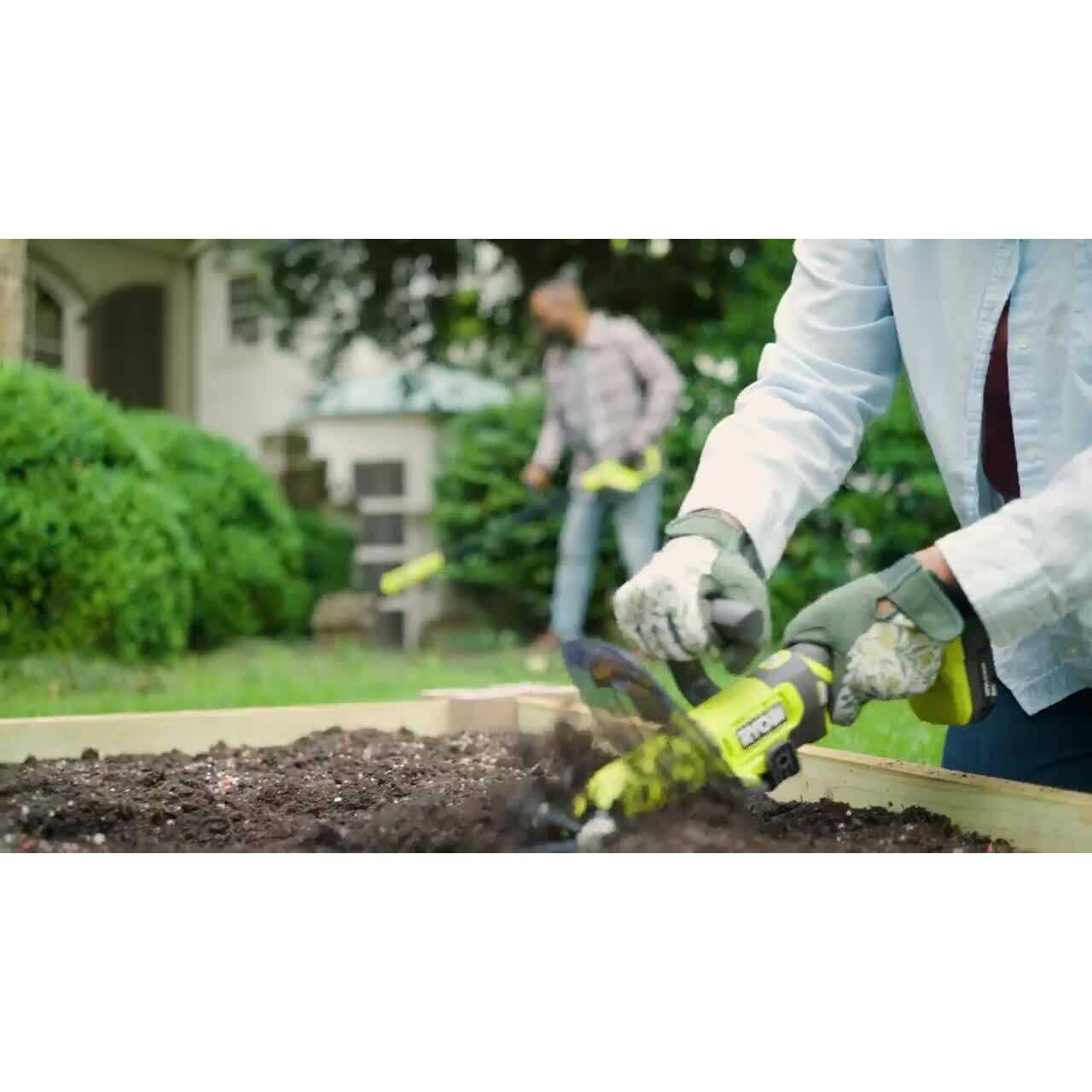 RYOBI ONE+ 18V Cordless Battery Garden Hoe - Image 4