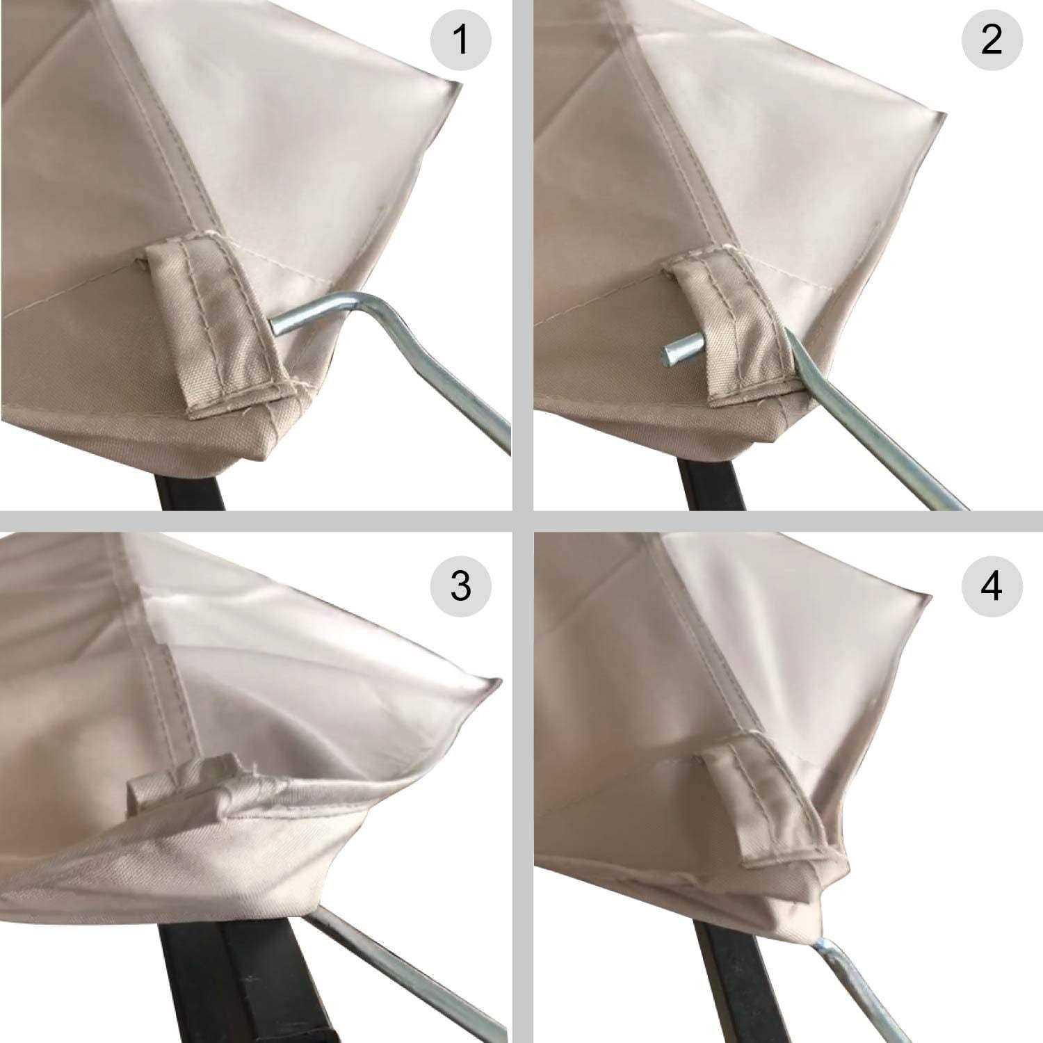 Mastercanopy Grill Gazebo Replacement Canopy For Model L-GG001PST-F - Image 2