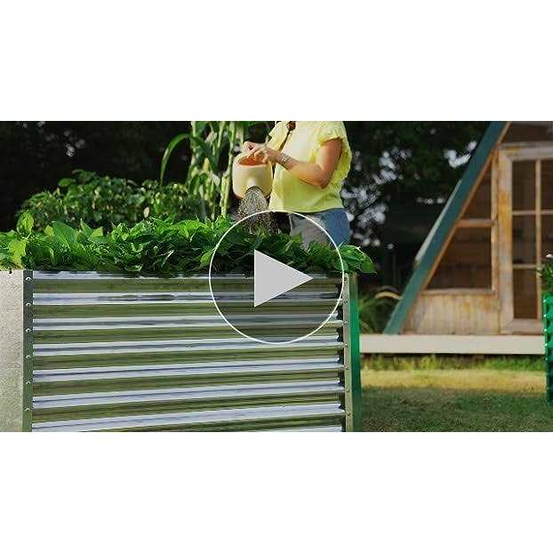 Land Guard 8×4×2 ft Galvanized Raised Garden Bed Kit for vegetables - Image 4