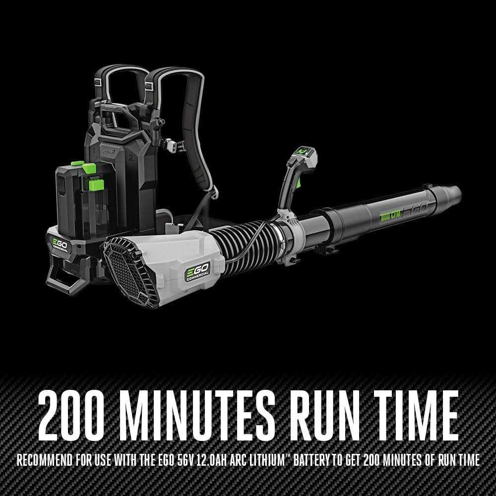 EGO LBPX8000 190 mph 800 CFM 56 V Battery Backpack Blower Tool Only - Image 4
