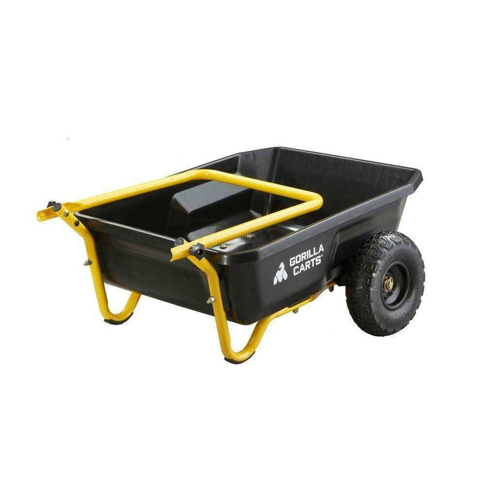Gorilla Carts 4 Cu ft Poly Yard Cart GCR-4 - Image 2