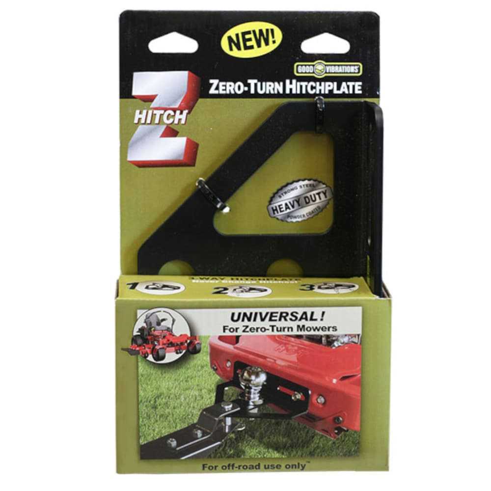 Good Vibrations Z-Hitch Zero Turn Hitchplate