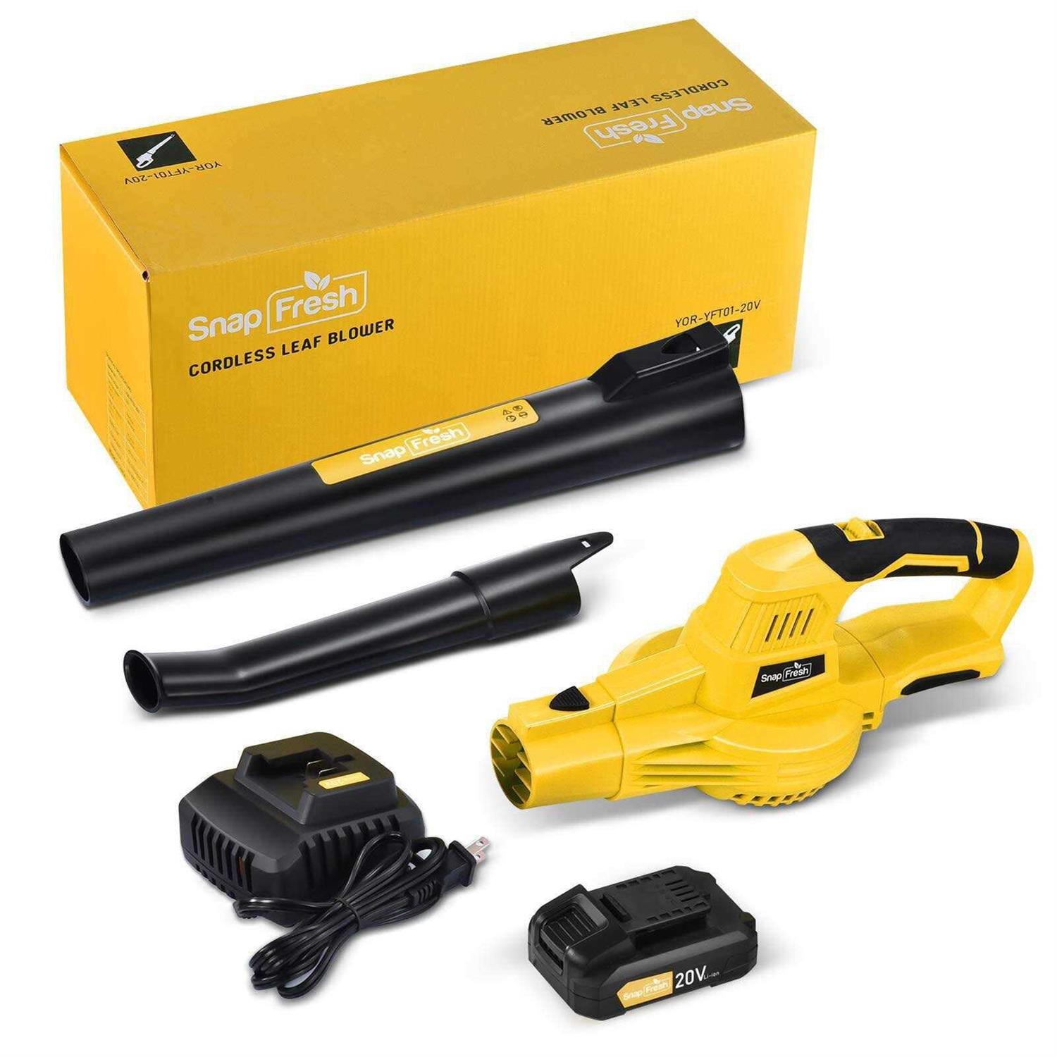 SnapFresh Leaf Blower -20V Cordless Leaf Blower with Battery & Charger - Image 4