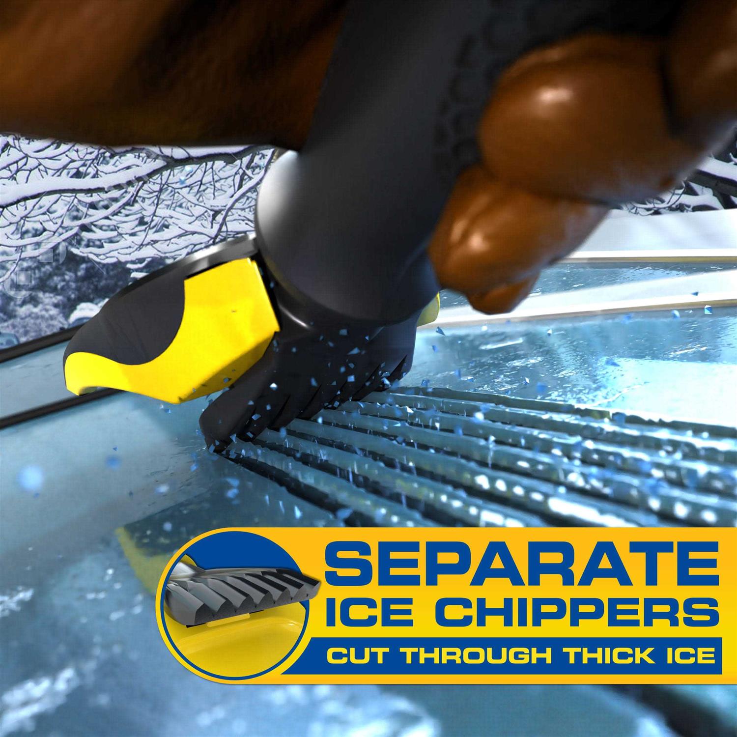 Rain-X Heavy Duty Ice Scraper with Rubber Grip - Image 3