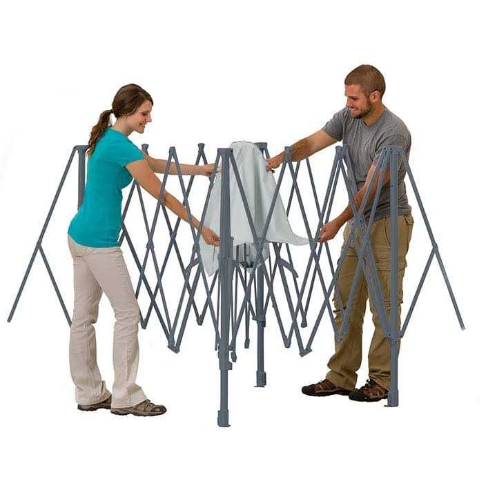 Ozark Trail 14' x 14' Instant Lighted Canopy for Camping - Image 5