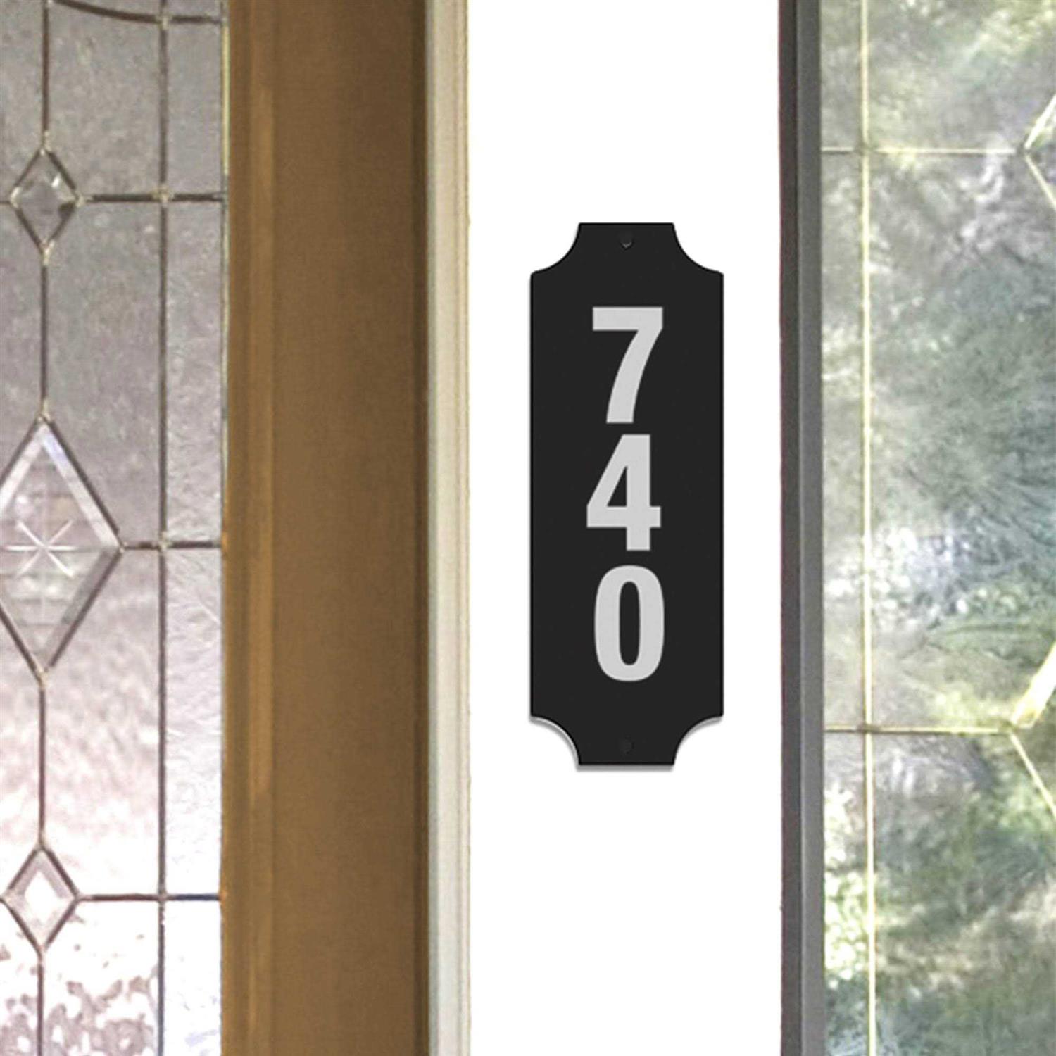 Hy-Ko Black Plastic House Number Plate Kit - Image 3