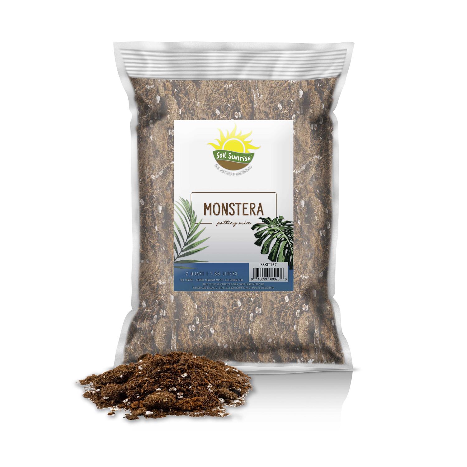 Soil Sunrise Monstera Houseplant Potting Soil Mix