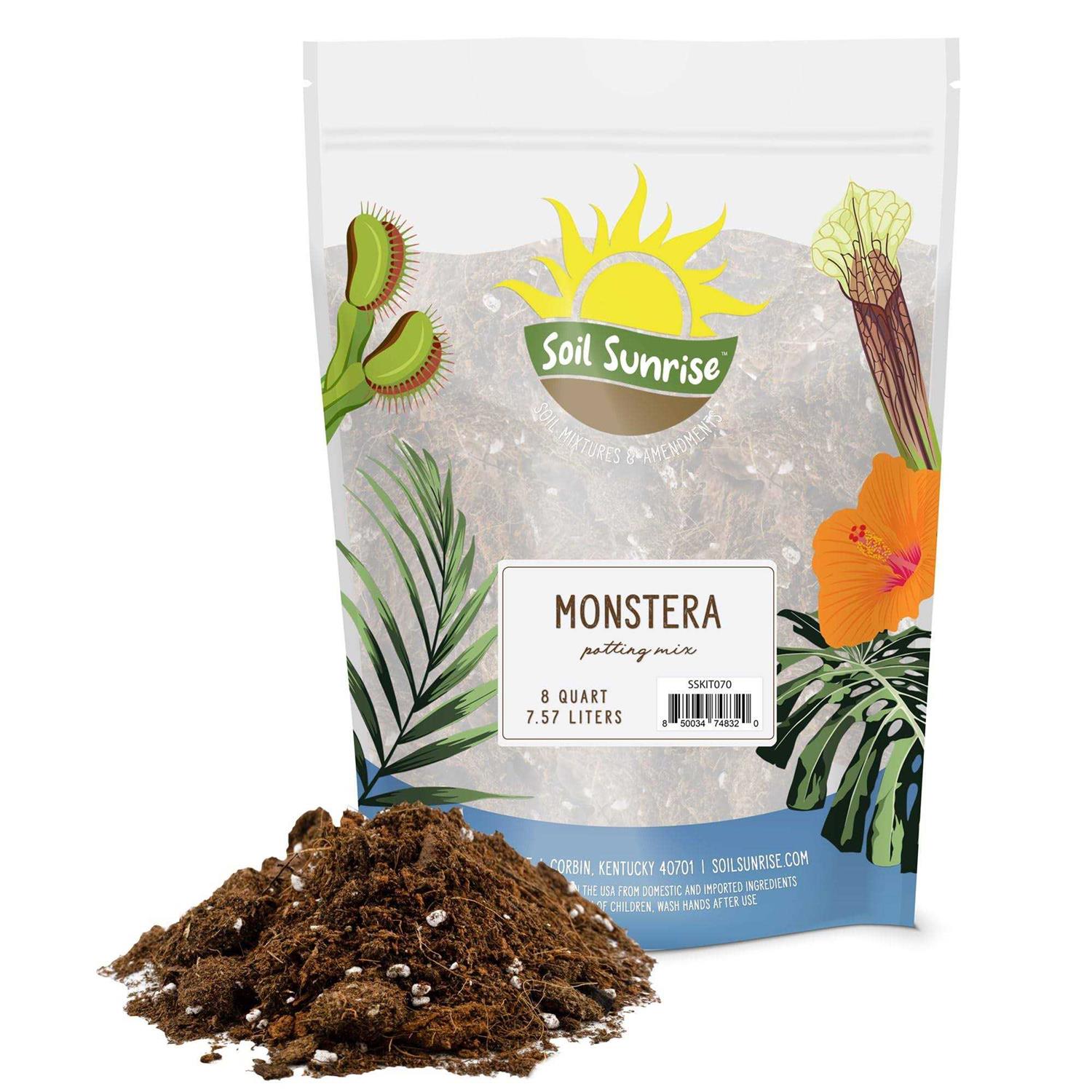 Soil Sunrise Monstera Houseplant Potting Soil Mix