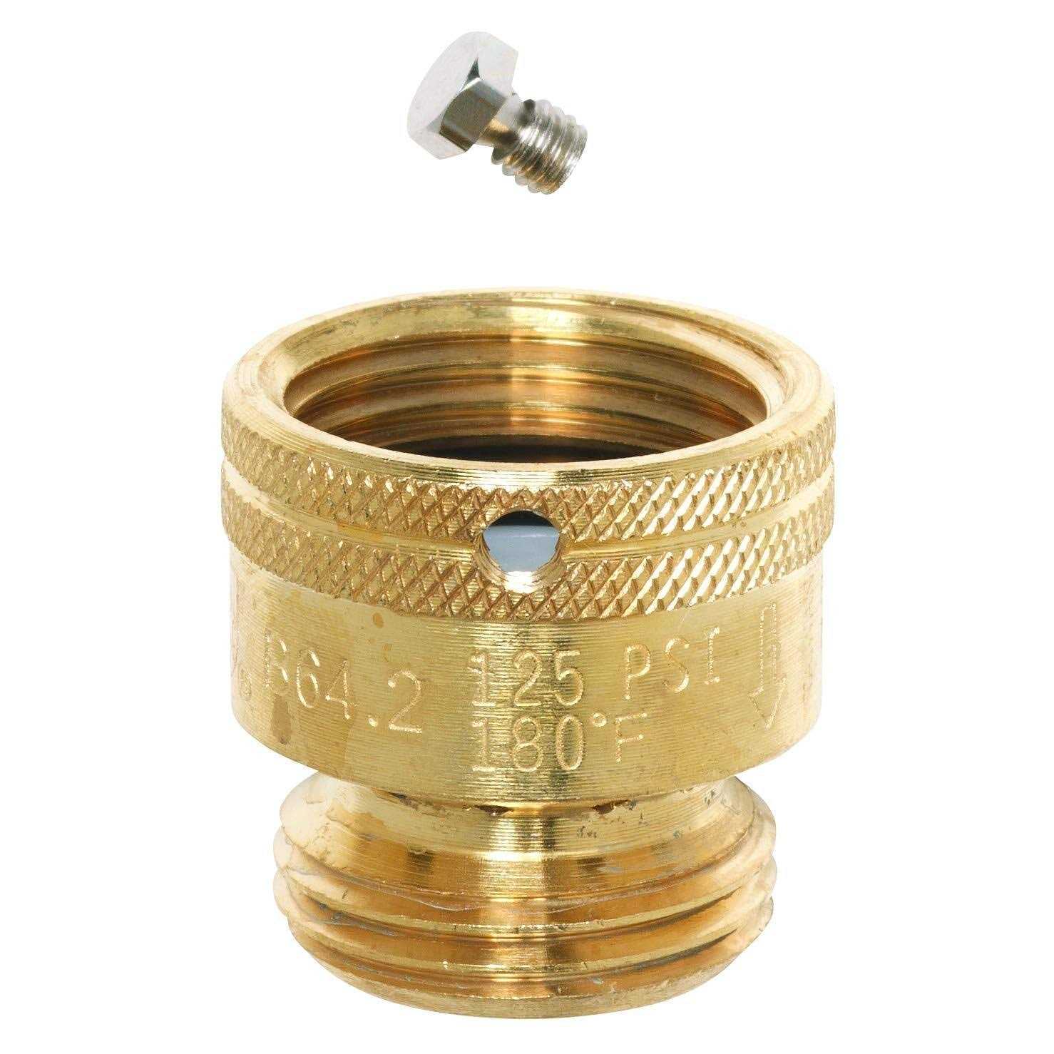 Homewerks VACBFPZ4B 0.75 Brass Male Hose Thread Vacuum Breaker - Image 2