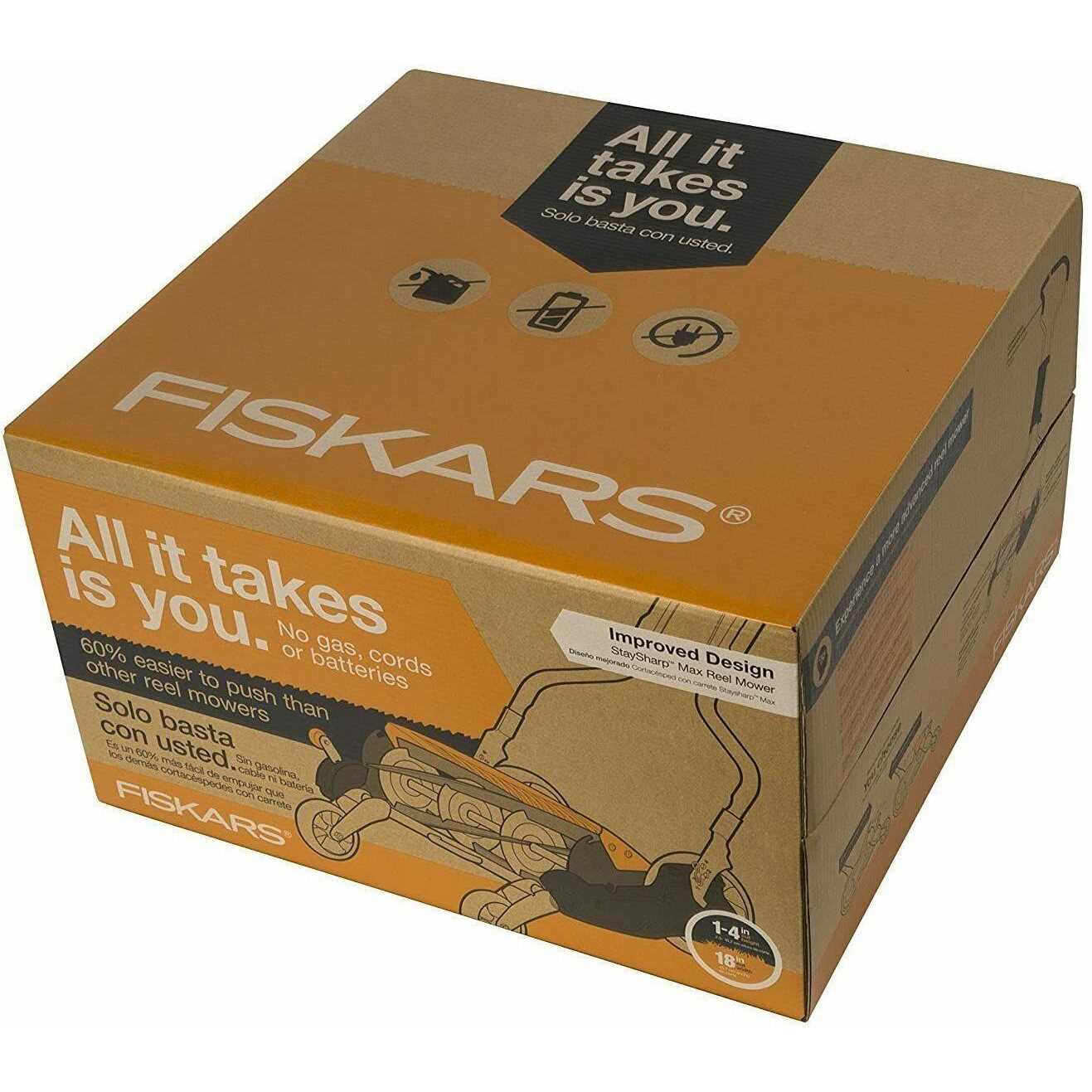 Fiskars StaySharp Max Reel Mower - Image 4