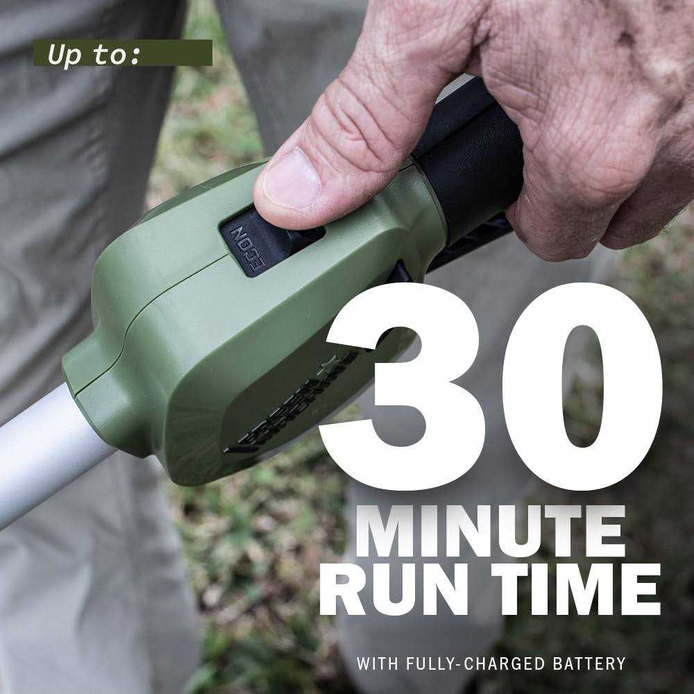 Green Machine 62V Cordless String Trimmer Brushless motor and Auto-Wind spool Battery and Charger - Image 4