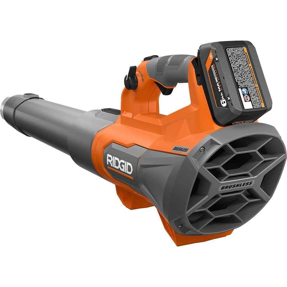 RIDGID 18V Brushless 130 MPH 510 CFM Cordless Battery Leaf - Image 4