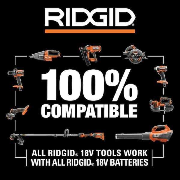 RIDGID 18V Brushless 130 MPH 510 CFM Cordless Battery Leaf - Image 5