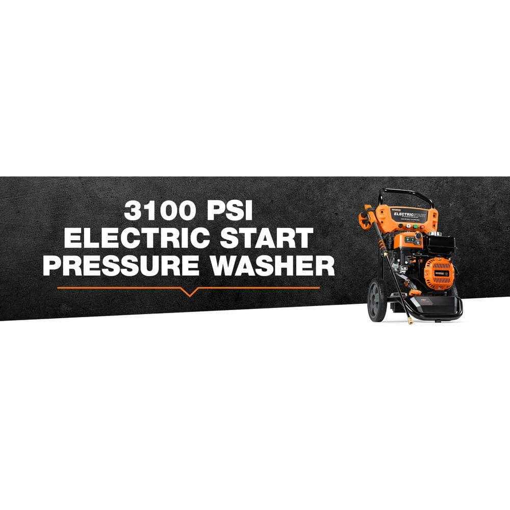 Generac 8894 3100 PSI Corded Electric Start Gas Pressure Washer - Image 2