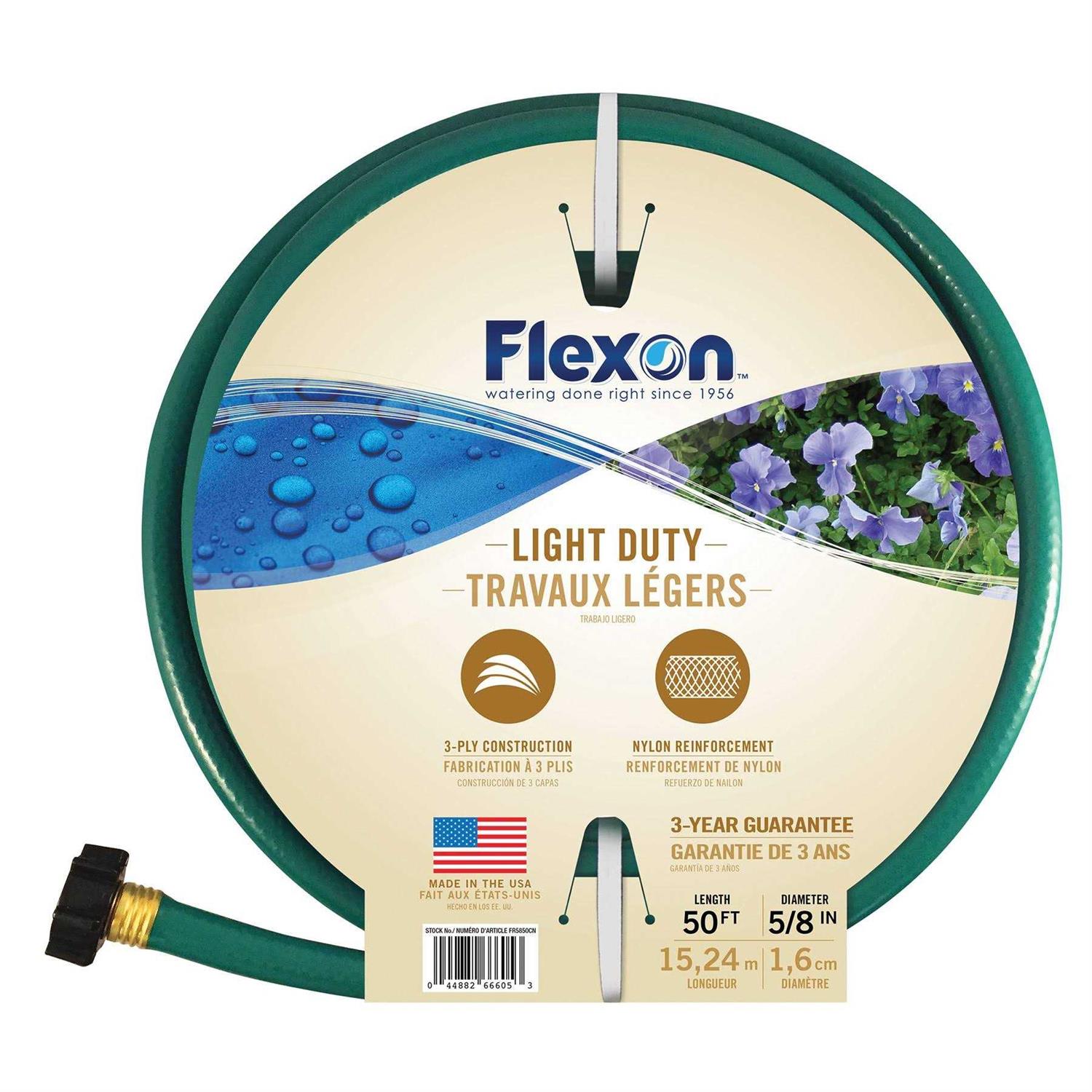 Flexon 5/8x50' Reinforced Garden Hose - Image 4