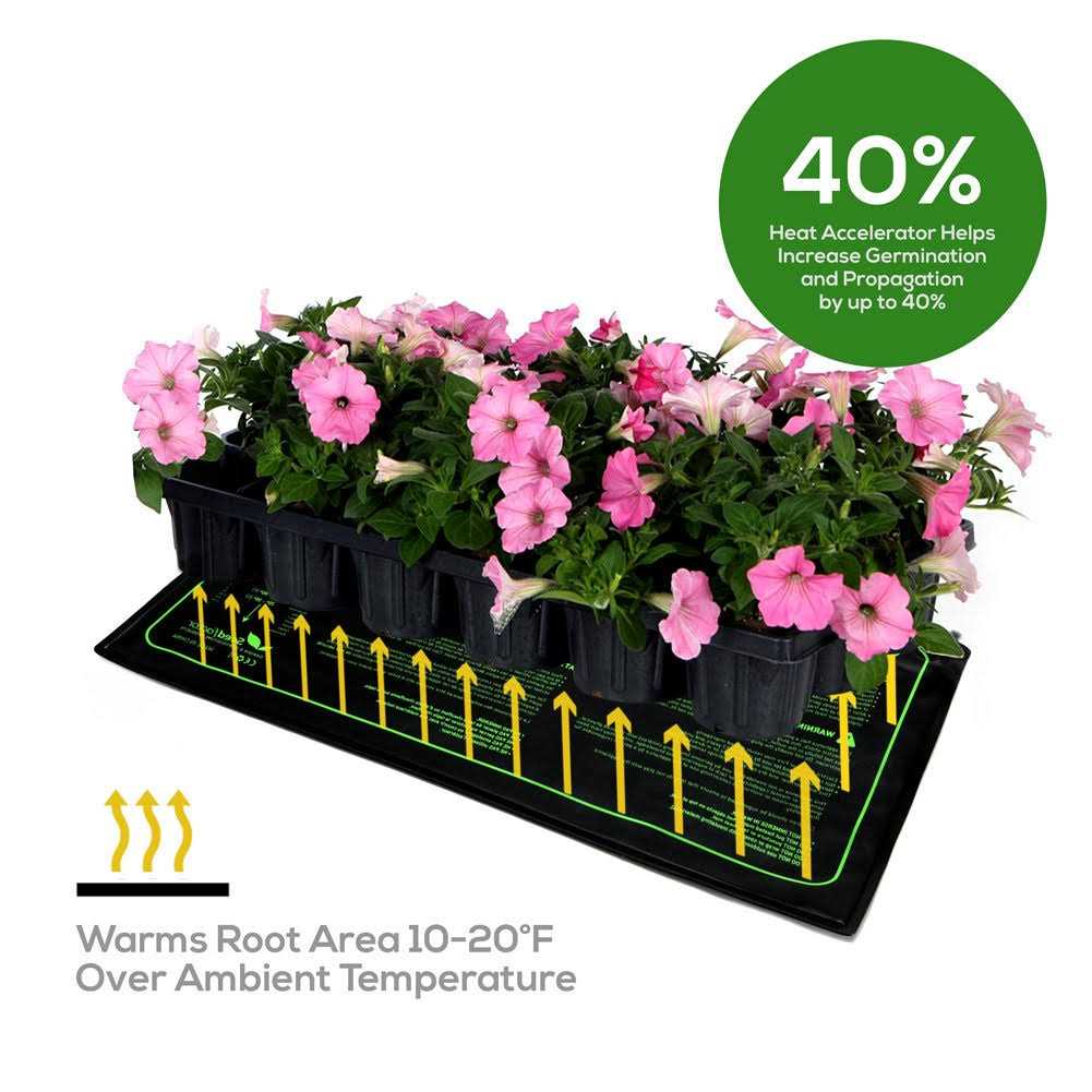 MET Certified 2 Pack Seedling Heat Mat Seedfactor Waterproof Durable Germination Station Heat Mat - Image 3