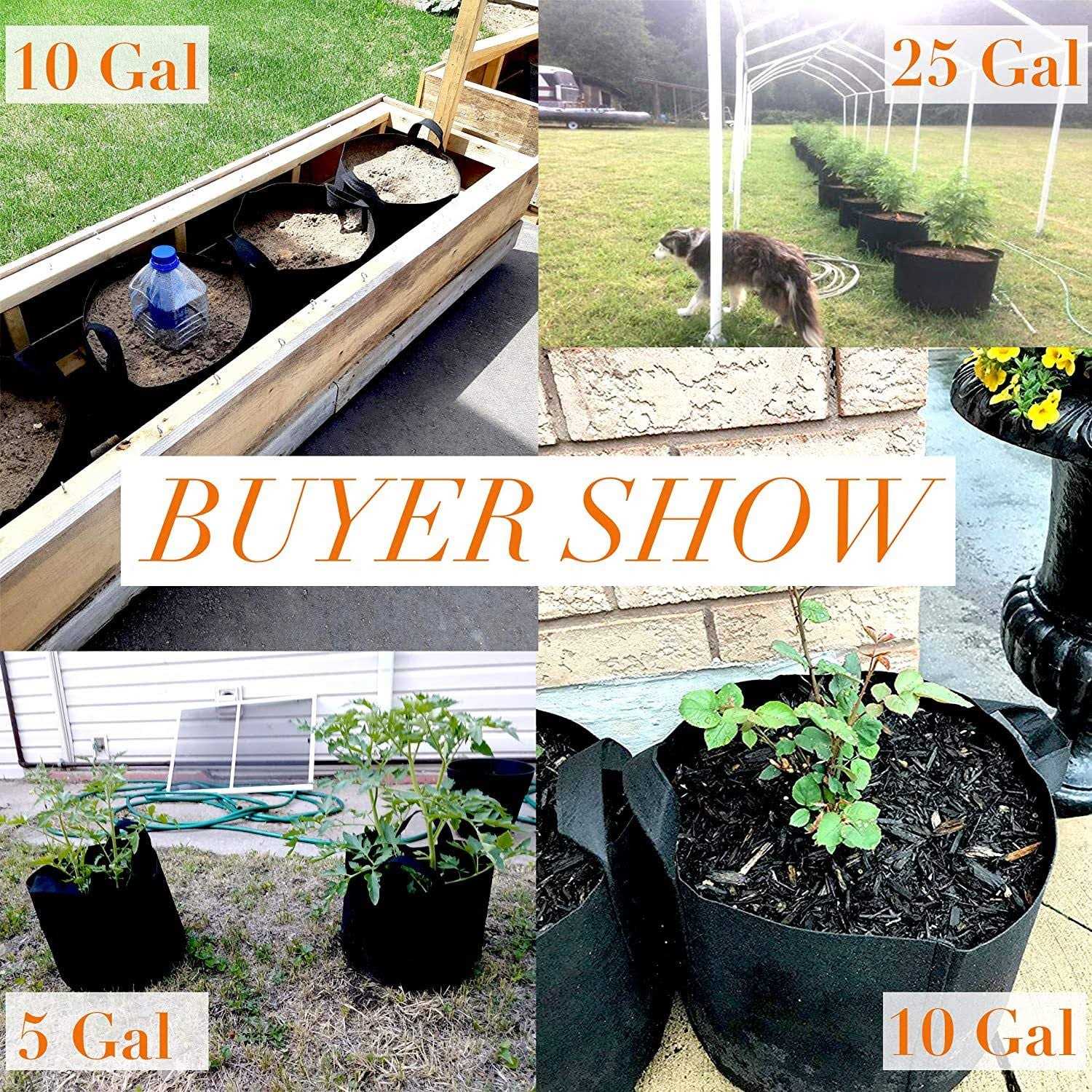 Gardzen 5 Gallon Grow Bags - Image 2