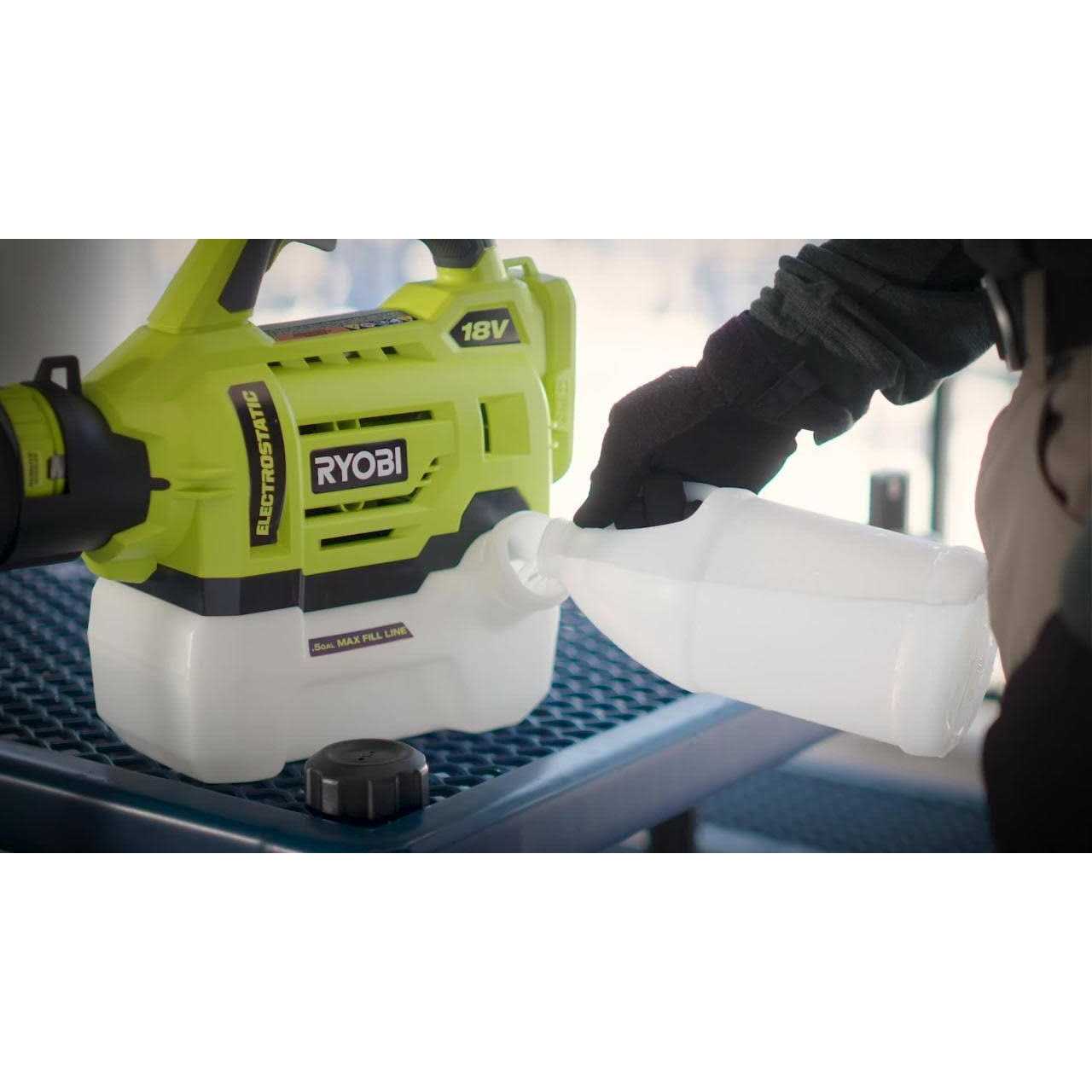 RYOBI ONE+ 18V Cordless Electrostatic 0.5 Gal. Sprayer - Image 3