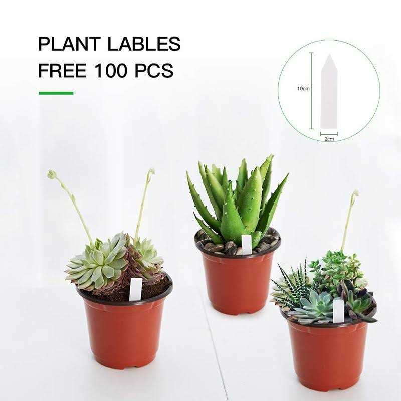 JERIA Plant Nursery Pots Plastic Pots Flower Seedling - Image 5