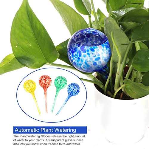 Kinzomor Plant Watering Globes Watering Glass Self Watering Globes Drippers Water Globes for Plants Watering Irrigation - Image 4