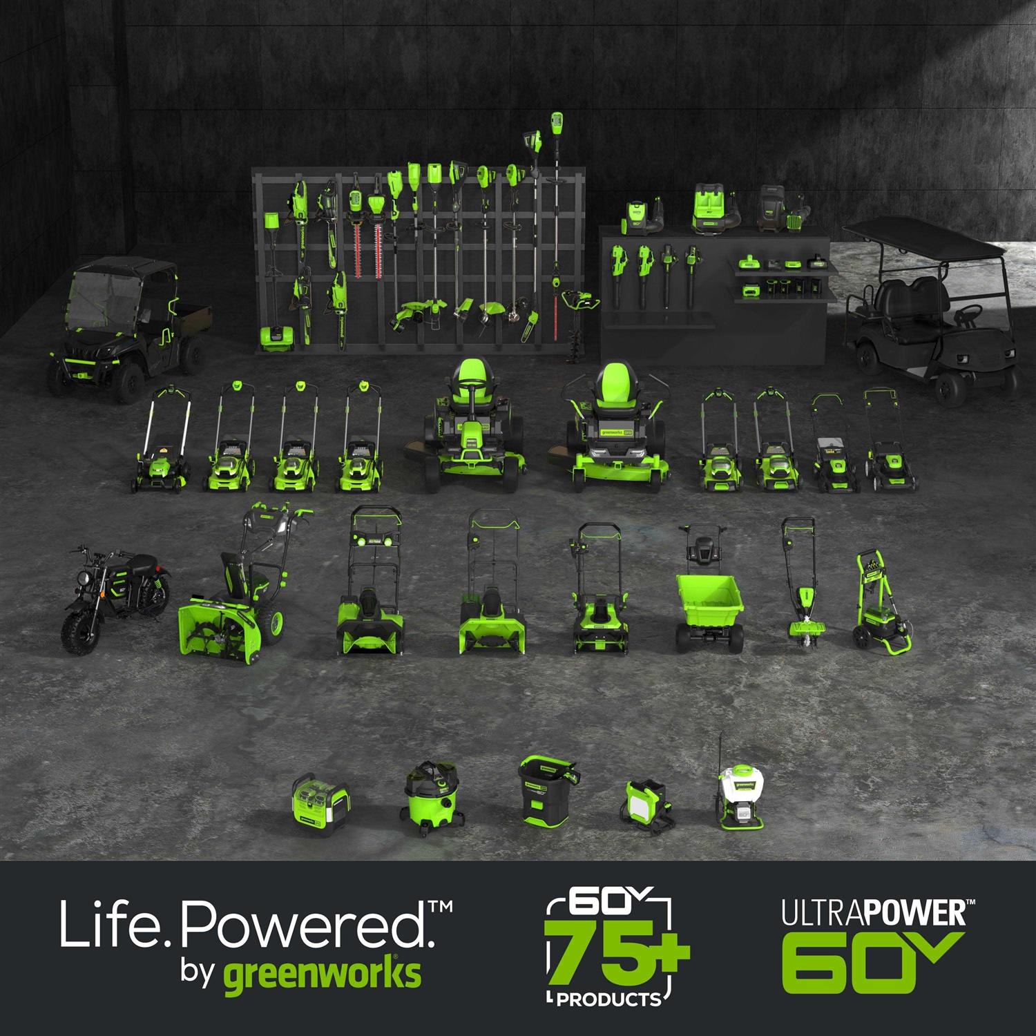 Greenworks PRO PRO 130 MPH 610 CFM 60V Battery Cordless Handheld Leaf Blower - Image 5