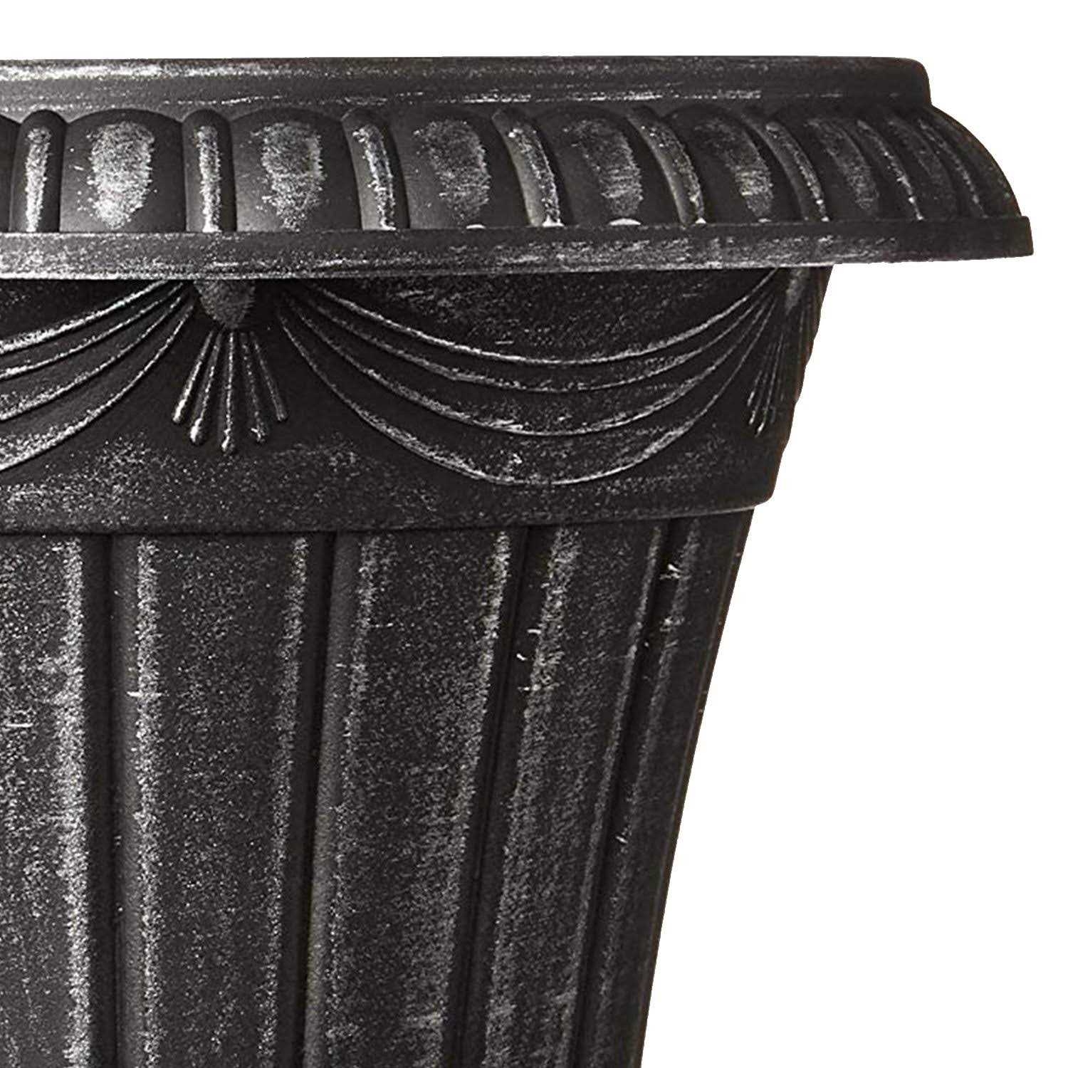 Arcadia Garden Products PL10CP Classic Traditional Plastic Urn Planter Indoor/Outdoor - Image 5