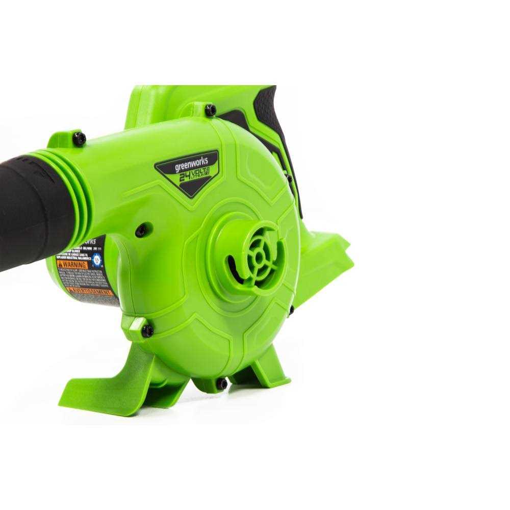 Greenworks 90 MPH 180 CFM 24-Volt Battery Cordless Shop Blower - Image 4